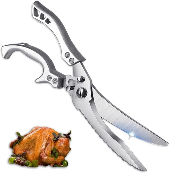 Fleischschere Aus Edelstahl Knochenschere Geflügelschere Küchenschere Edelstahl Multifunktionsschere Küchenschere Geflügelschere Für Fleisch Huhn