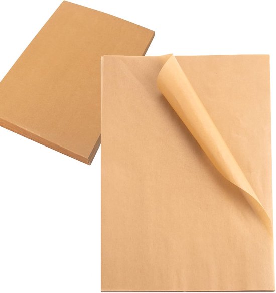 200 Blatt Backpapier 20 X 15 Cm Antihaft Backpapier, Vorgeschnitten Zum Grillen, Für Heißluftfritteusen, Zum Dämpfen, Für Brot, Cupcakes, Kekse U