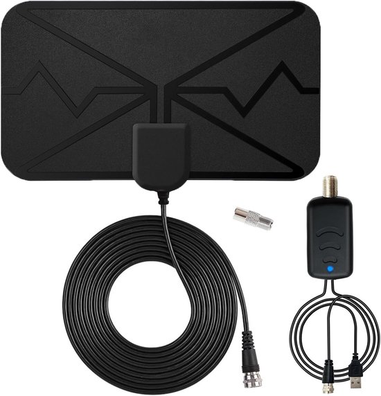 Interne Tv-antenne, Leistungsstarke, Verstärkte Interne Tv-antenne, Unterstützt Smart Tv 4k Hd/1080p
