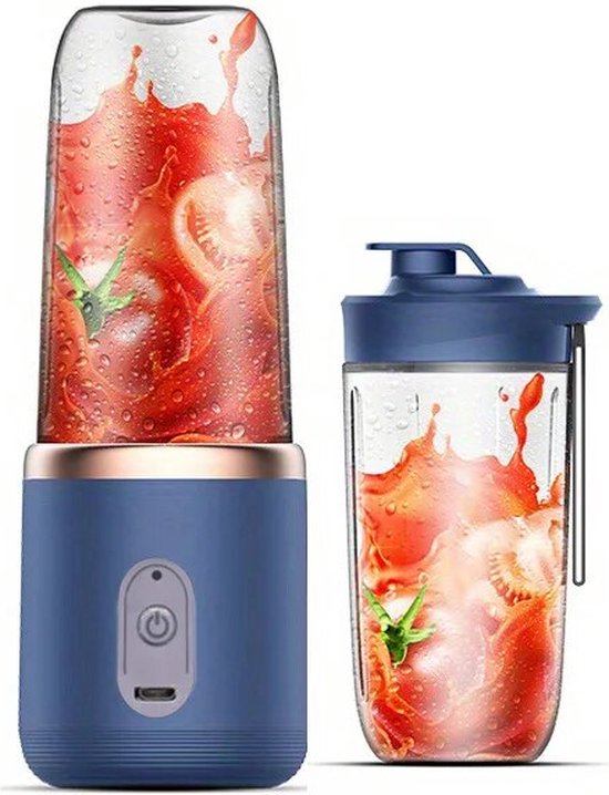 Elektrischer Shaker + Zusätzlicher Shakerbecher Tragbarer Mixer Für Unterwegs Milchshake Maker 400 Ml Wiederaufladbar Smoothie Maker 2 In 1 Mixer