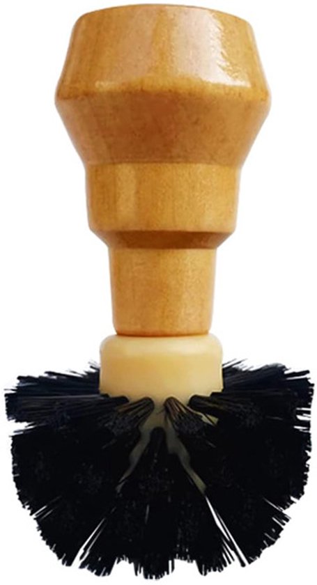 Kaffeebürste Reinigungsbürste Holz Pp Reinigungsbürste Für Siebträgersiebe Barista-zubehör Geeignet Für Kaffeefilter Mit 58 Mm Durchmesser 6 X 10