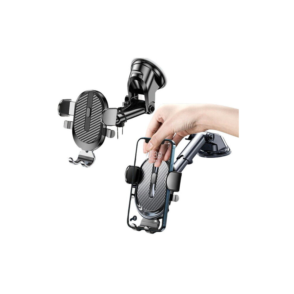 Robuster Handyhalter, Um 360° Drehbarer Smartphone-ständer, Stabiler Drehsockel, Geeignet Für Schreibtisch Und Auto.