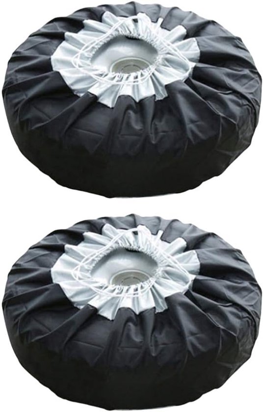 2 Teilige Reserveradabdeckung Reserveradabdeckung Mit Griff Reifenabdeckungsset Radschutz 13 19 Zoll 210d Aufbewahrungstasche Für Reserverad Rese