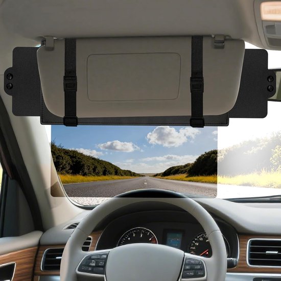 Sonnenblendenverlängerung Fürs Auto (polarisiert, Uv400, Polycarbonat Linse, Beidseitiger Sonnenschutz) Sonnenblendenverlängerung Sonnenschutz Im