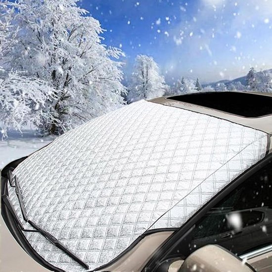 Winterliche Auto-windschutzscheibenabdeckung – Frost- Und Sonnenschutz, Faltbar Und Schützend, 150 X 100 Cm