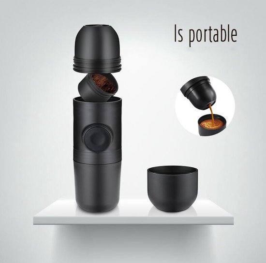 Tragbare Espressomaschine Reisekaffeemaschine Manuell Betrieben Mit Kolbenmechanismus