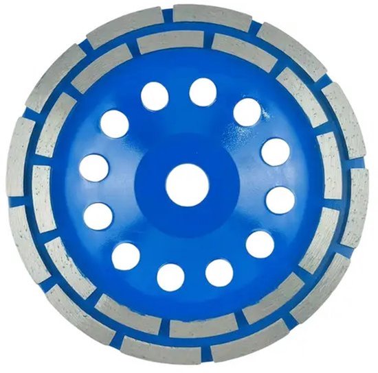 1 Hochleistungs-diamantschleifscheibe (180 Mm, Zweireihig). Geeignet Für Bau-, Renovierungs- Und Polierarbeiten – Langlebige Schleifscheibe.