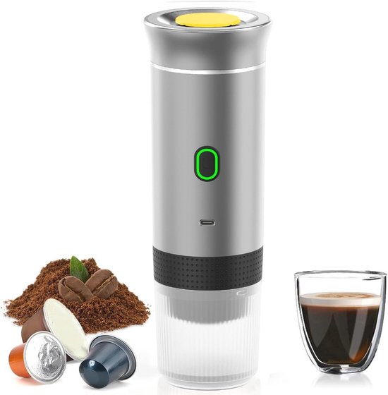 Tragbare Elektrische Espressomaschine 3 In 1 Kapselkaffeemaschine Für Camping Und Reisen