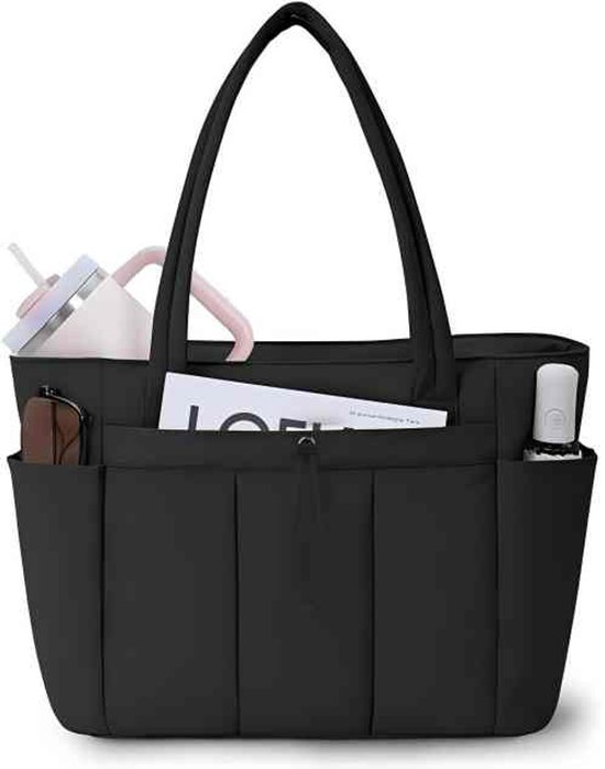 Gepolsterte Tragetasche Mit Getränkehalter, Laptopfach Und Befestigungsgurt Für Koffer/trolley Für Reisen, Arbeit, Pflegekräfte Und Frauen Kameel