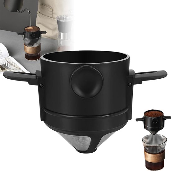 Kaffeefilter Edelstahl Kaffeefilter Kaffeefilterhalter Wiederverwendbar Papierloser Pour Over Filter Manueller Filter Kaffeefilter Kaffeefilter F