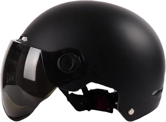 Sicherer Halbschalenhelm Für Motorrad Und Roller – Geprüft Und Komfortabel