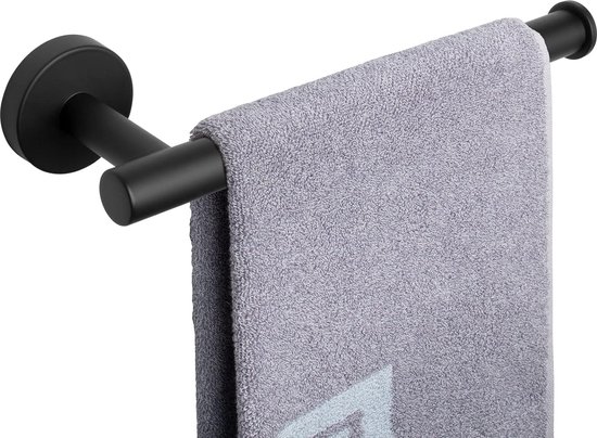 Handtuchhalter Aus Dickem Edelstahl Sus304 Wandmontierte Handtuchstange Fürs Badezimmer 23 Cm, Modernes Design, Badezimmeraccessoires