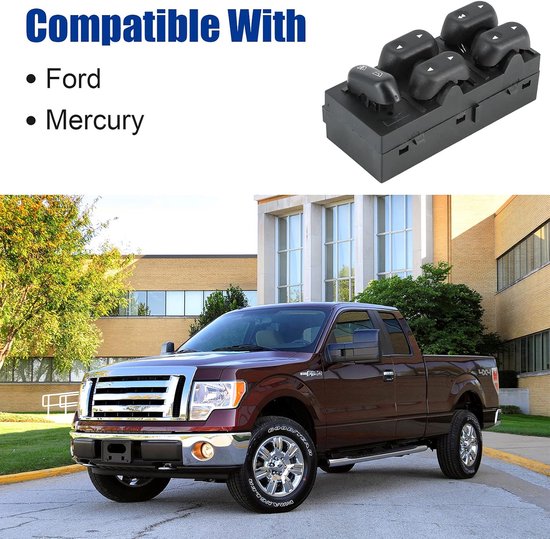 Hauptschalter Für Das Fensterhebersystem Auf Der Fahrerseite Ford F150 Expedition Crown Victoria
