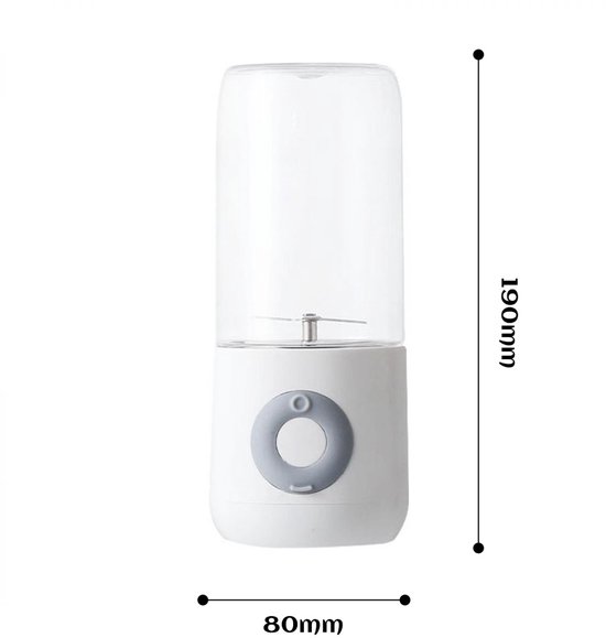 Entsafter – Gemüse- Und Fruchtentsafter – 500 Ml, 1300 Mah, 1 Stück – Fitness Und Reisen – Bright Moon