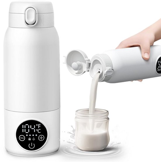 Elektrischer Babyflaschenwärmer, Tragbar, Praktisch Für Unterwegs – 480 Ml