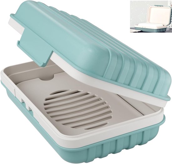 Seifenhalter Für Dusche Und Reisen Tragbar, Auslaufsicher Und Stilvoll