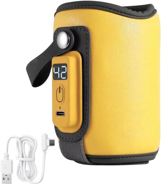 Tragbarer Usb-flaschenwärmer – Temperaturanzeige Und Erwärmung Von Milch Und Babynahrung