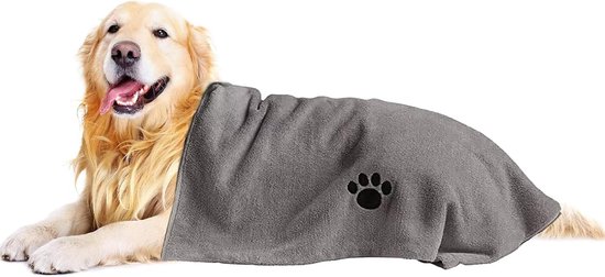 Mikrofaser Pflegehandtuch Für Haustiere Super Saugfähig Und Fusselfrei Für Hunde Und Katzen 100 X 59 Cm