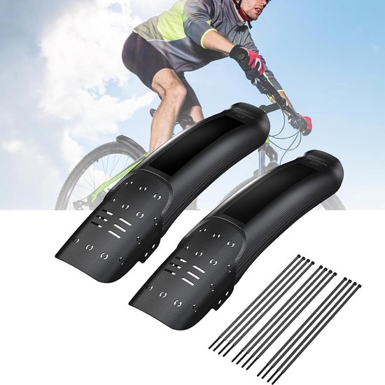 Mountainbike-schutzblechset, 2-teilig - Universelle Kunststoff-schutzbleche Für Den Außenbereich