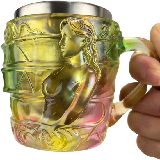 Kreativ Bemalte Buchbecher, Kaffeebecher, Bücher, Glasbecher In Verschiedenen Farben, Buchbecher Für Mädchen A 200ml