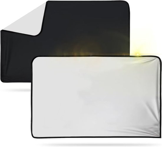 2 Magnetische Auto-sonnenschutzblenden (80 X 50 Cm) – Titansilber Reflektierend, Mit 10 Starken Magneten, Sicht- Und Uv-schutz