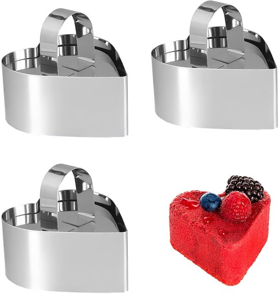Dailygoods 3er Set Verstellbare Tortenringe