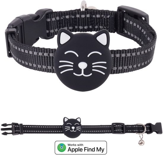 Gps Katzen Tracker Keine Monatlichen Gebühren Kompatibel Mit Ios Wasserdicht (ip68) Cr2032 Batterie (über 1 Jahr Laufzeit) Verstellbares Nylonhal