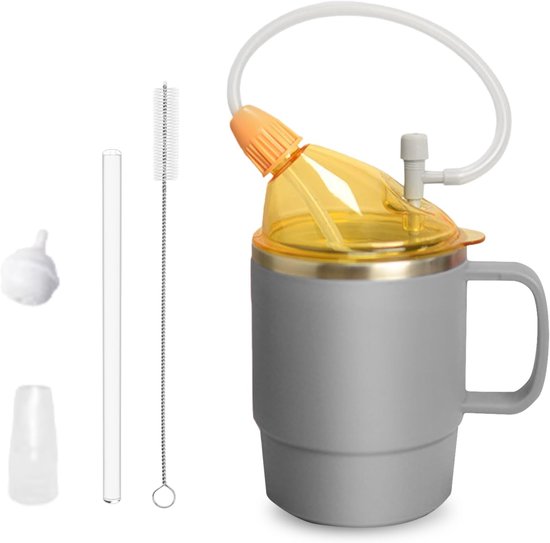 Yerba Mate Set Bestehend Aus Einer Tasse 240 Ml Aus Edelstahl 304 Einer Bombilla Und Einer Reinigungsbürste Doppelwandig Mattschwarz Tee-set
