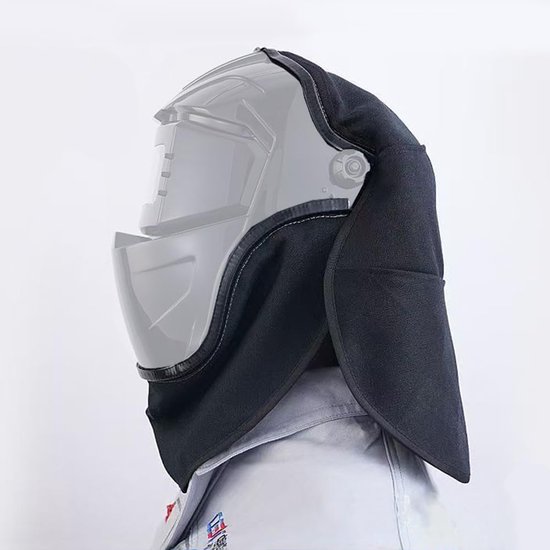 Verlängerung Für Die Rückseite Des Schweißhelms Und Schutzhülle Für Den Helm Aus Flammhemmender Baumwolle Mit Dichtungsrand Geeignet Für Die