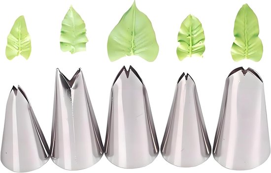 Set Aus Edelstahl-spritzdüsen Zur Tortendekoration – Ideal Für Gebäck, Kekse Und Zuckerwaren