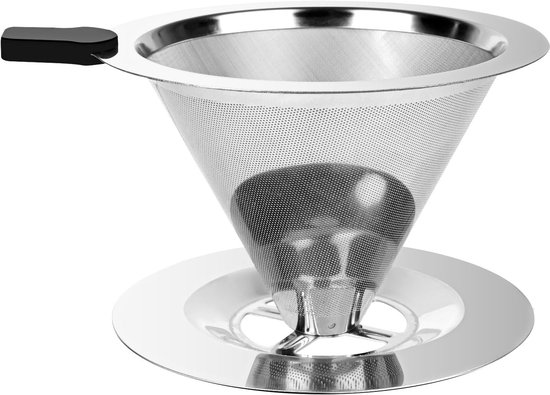 Kaffeefilter Aus Edelstahl Wiederverwendbar Kaffeefilterhalter Edelstahl Kaffeefilterhalter Papierloser Kaffeefilter Manueller Kaffee Espresso Fü