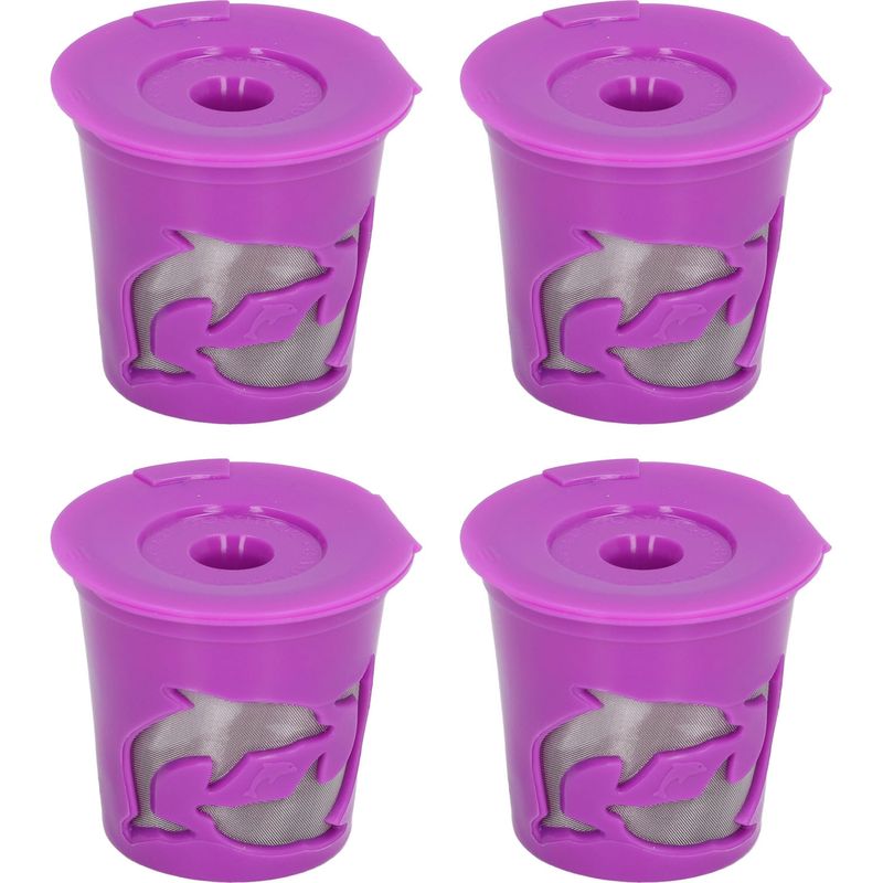 Wiederverwendbare Und Nachfüllbare Kaffeekapselfilter (100 Ml, 4er-pack) Für Kaffeemaschinen