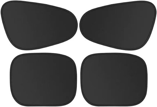 4 Teiliges Sonnenschutzset Fürs Auto, Sonnenschutz Für Autofenster Mit Uv Filter, Verdunkelt Und Blockiert Hitze, Schützt Die Privatsphäre, Für B