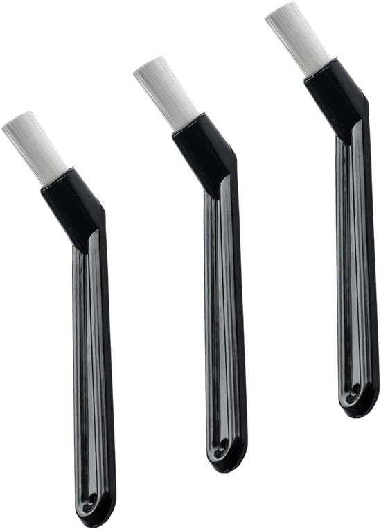 Allecto Plus Reinigungsbürsten Set Für Espressomaschinen 3 Teilig Reinigungsbürste Für Kaffeemaschinen Kaffeemühlenbürste Kaffeezubehör Set