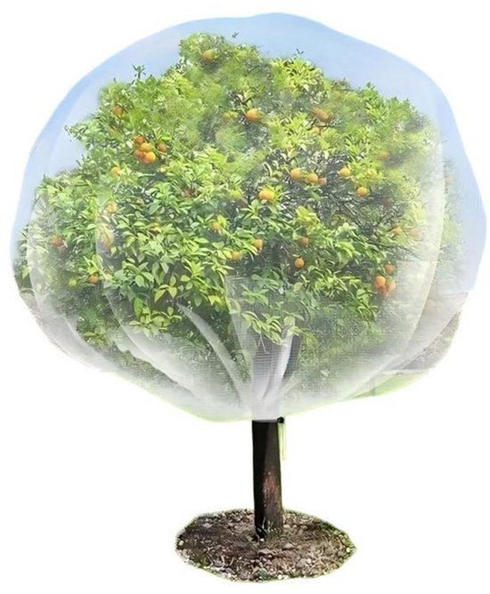 Insektenabweisendes Netz S 70 X 100 Cm Netz Mit Kordelzug Pe Abdeckung Für Pflanzen/obstbäume Schutznetz Für Den Garten Strapazierfähiges Netz Fü