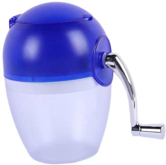 Manuell Handkurbel Smoothie Maker Eiscrusher Kein Stromanschluss Erforderlich Blau