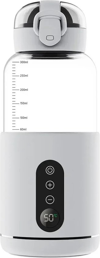 Elektrischer, Tragbarer Flaschenwärmer – Usb-aufladbar – 300 Ml Fassungsvermögen – Ideal Für Reisen Und Camping – Wärmer Für Babymilch Und Tee