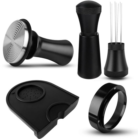 Kaffeetamper-set – 51 Mm – Zubehör Für Espresso – Edelstahl Und Aluminium