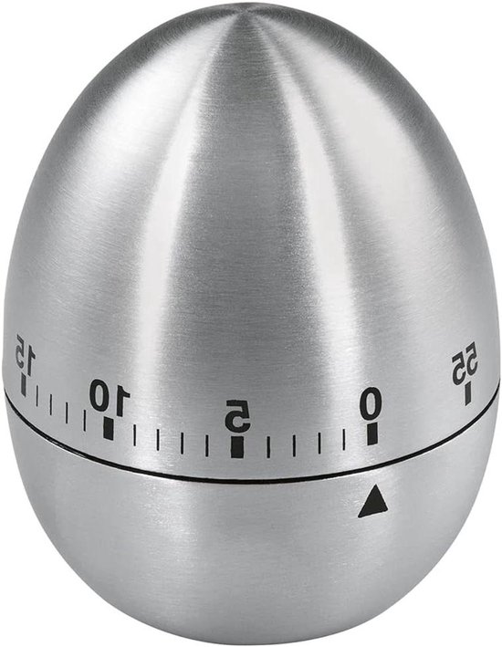 Analoger Timer – Küchentimer Aus Edelstahl – Silber
