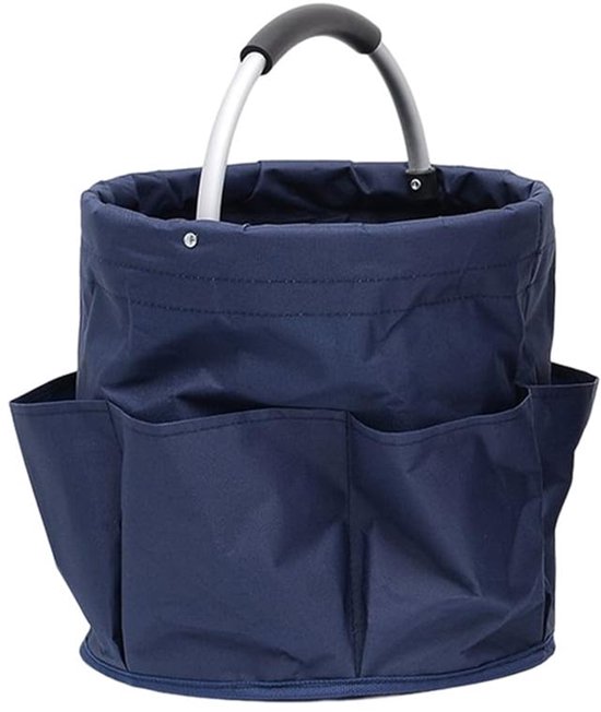 Freistehender Werkzeugkorb – Multifunktionaler Aufbewahrungskorb – Marineblau – 17 Liter