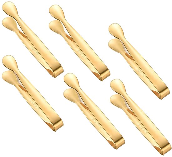 Nachhaltige Zuckerklammer Multifunktional 6er Set Edelstahl 11 Cm