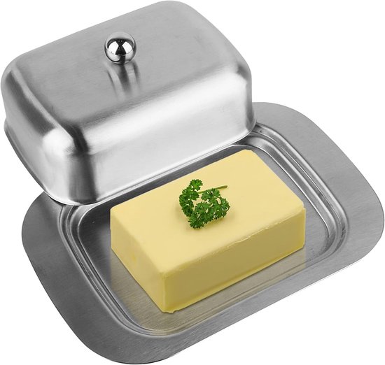 Butterdose Mit Deckel Butterhalter Küchengeschirr Edelstahl 1 X 1 X 1 Cm
