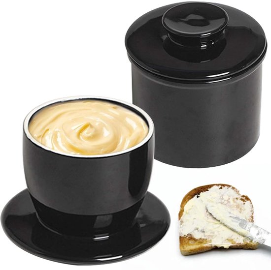 Französische Butterdose Nachhaltiges Porzellan Einzigartiges Design