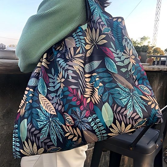 Mttproducts Faltbare Einkaufstasche Große Einkaufstasche 50 X 60 Cm Wiederverwendbare Einkaufstasche Leichte Handtasche Material Polyester Tasche