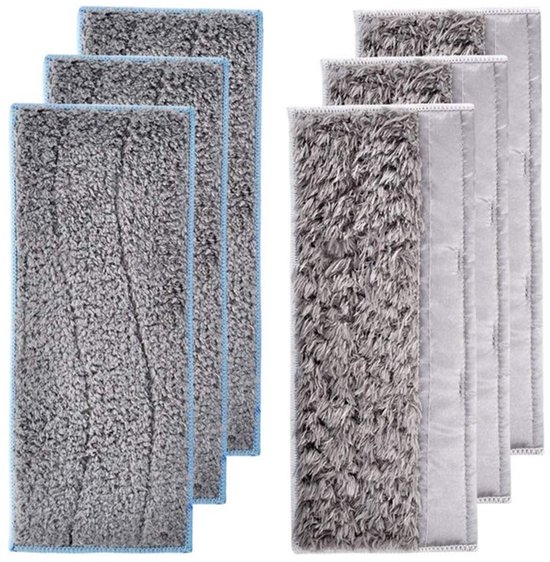Jhubersproducts Waschbare Pads Mikrofaser 6 Stück Für Irobot Braava Jet M6 Inklusive Nass Und Trockenpads Langlebig Und Effektiv