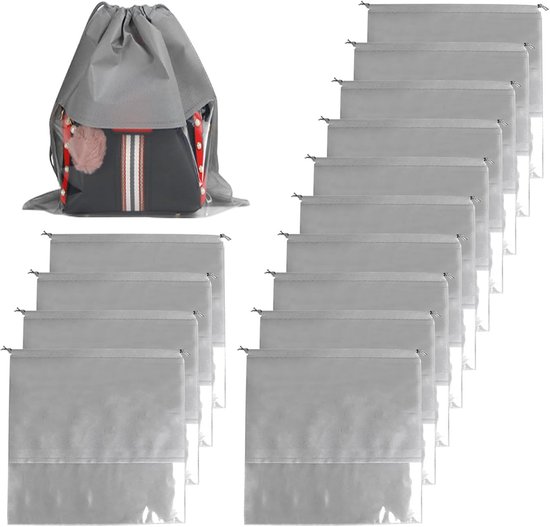 Staubdichte Aufbewahrungsbeutel Für Handtaschen – 15 Stück, 35 Cm – Transparente Organizer Für Kleidung Und Accessoires