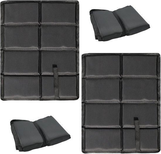 Snelshoppen 2er-pack Outdoor-stuhlmatte Wärmendes Schaumstoff-sitzkissen Mit 2 Aufbewahrungstaschen Tragbares Warmes Kissen Für Outdoor-reisen