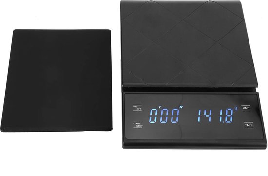 Dailygoods Dailygoody Elektronische Kaffeewaage Digitale Küchenwaage Integrierter Timer 3 Kg Tragkraft Zum Kochen Und Backen Präzisionswaage