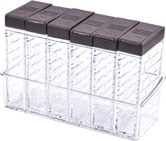 30er-set Saft Und Gewürzgläser Aus Kunststoff 120 Ml Quadratisches Gewürzset Mit Deckel Und Etiketten Gewürzaufbewahrung Gewürzgläser Mit