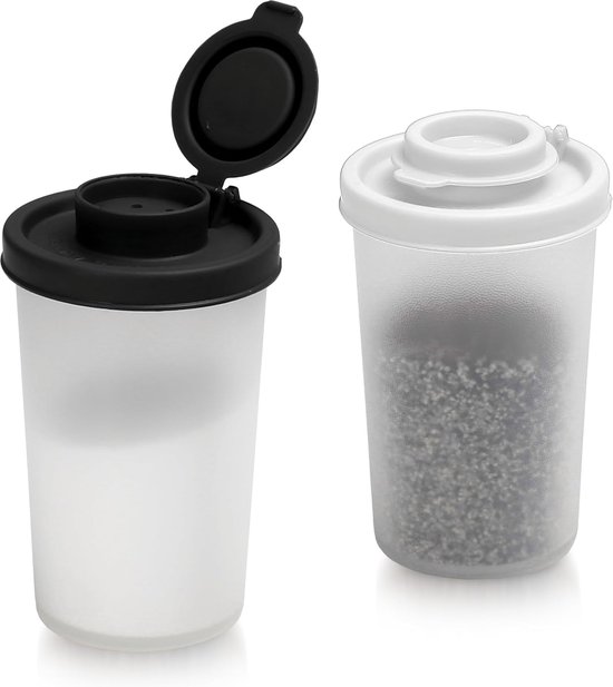 Feuchtigkeitsbeständiges Salz Und Pfefferstreuer Set, 2er Pack Für Camping, Picknick Und Reisen